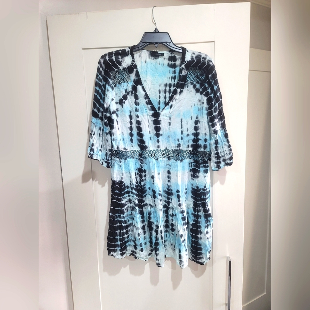 Raviya Vneck Beach/pool swim Cover Up dress Large